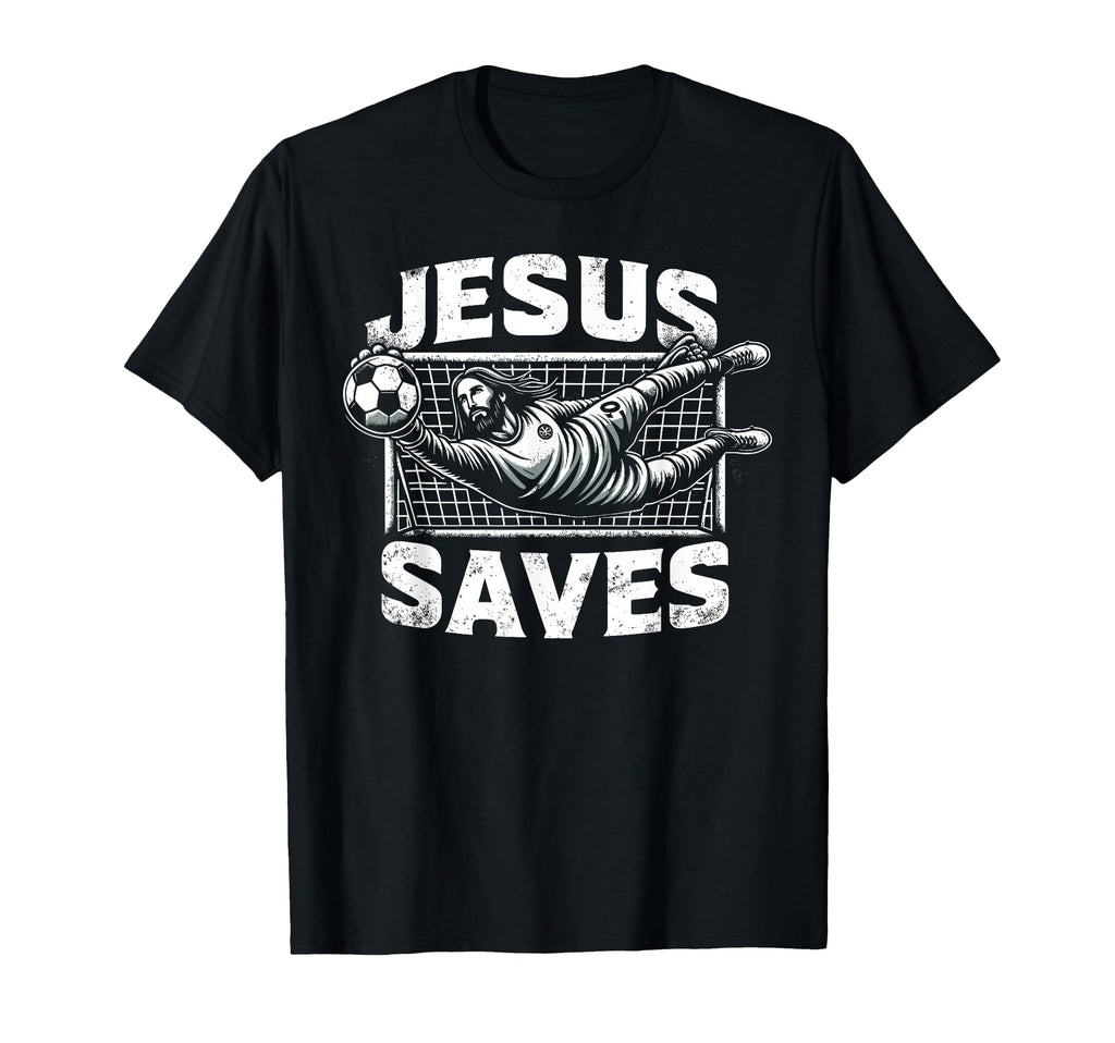 C J S Religious Christian Soccer Sweatshirt - Fun Novelty Design Men Women