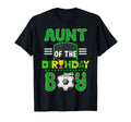 Aunt Birthday Soccer Goal Family T-Shirt - Custom Art Print for Adults