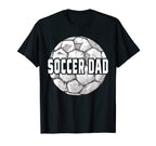 Soccer Dad Game Day Soccer Lovers T-Shirt - Fun Novelty Design Unisex