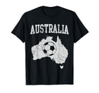 Australia Soccer Australian Football Team T-Shirt - Unique Graphic Unisex