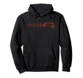 Funny Soccer Heartbeat Ecg Hoodie - Casual Everyday Wear Men Women