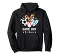 Game Day Vibes Funny Baseball Volleyball Hoodie - Trendy Graphic Unisex