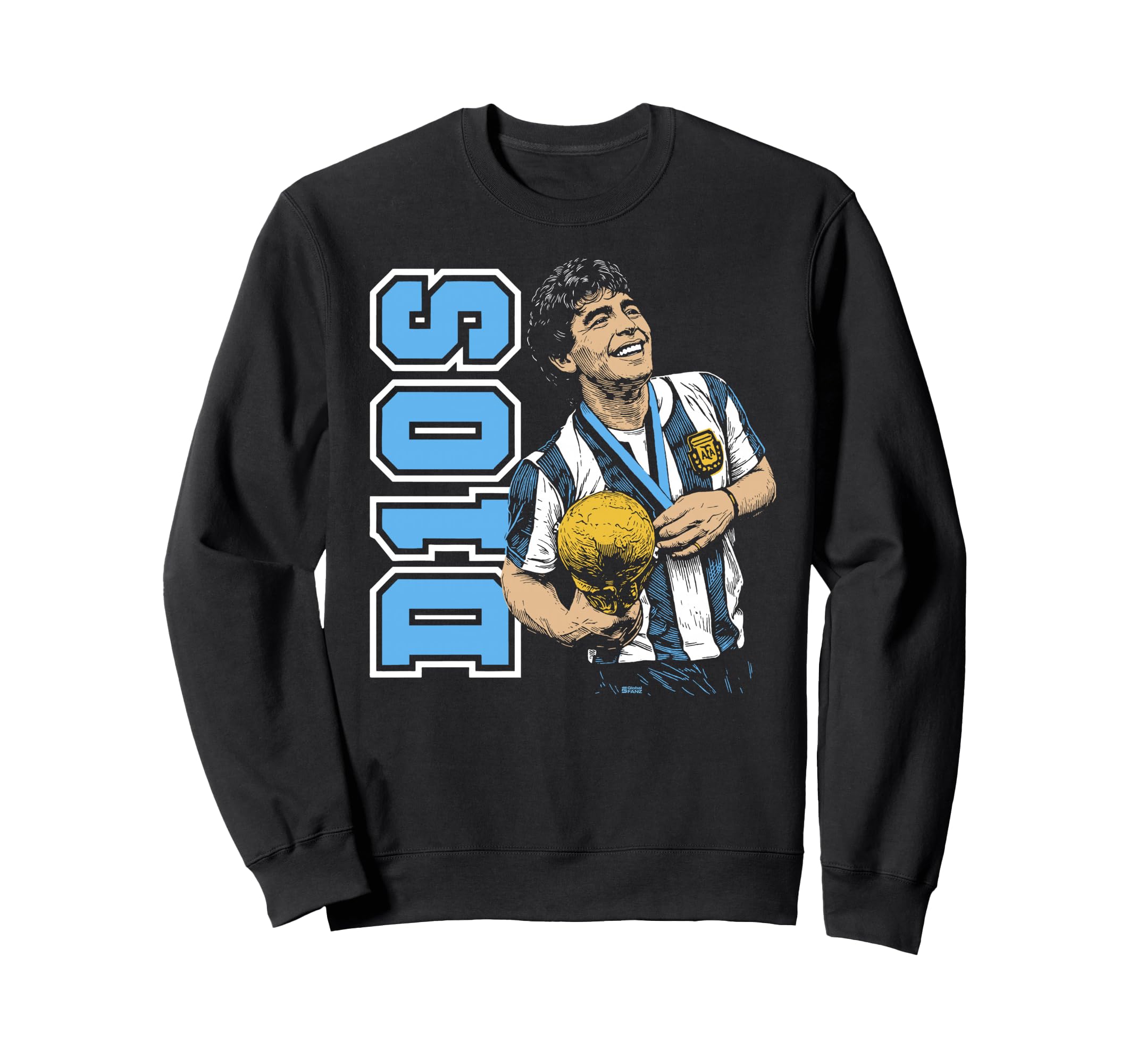 Diego Maradona D10S 1986 World Sweatshirt - Minimalist Print Men Women