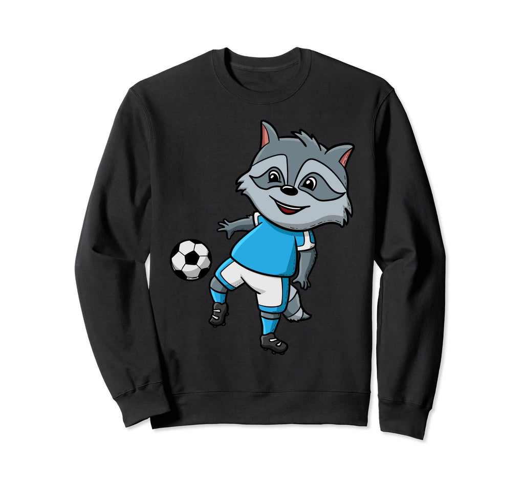 Raccoon Whisperer Goalkeeper Striker Sweatshirt - Trendy Graphic Men Women