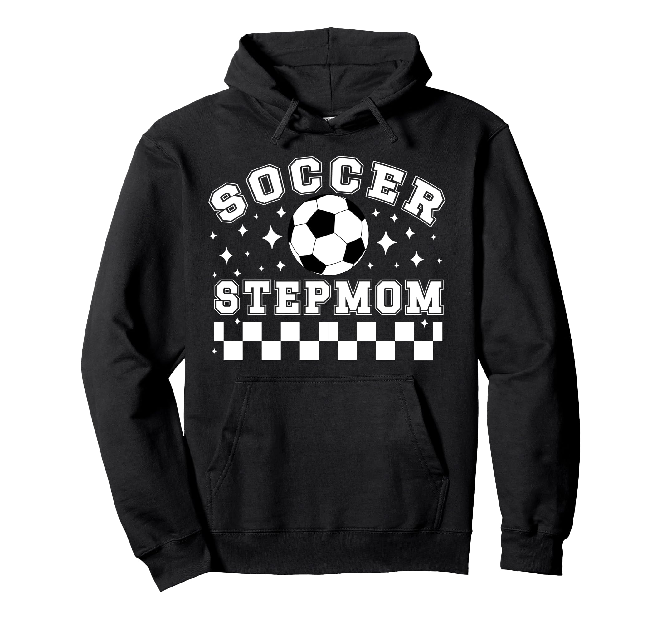 Soccer Stepmom Soccer Player Step Mother Hoodie - Unique Graphic for Adults