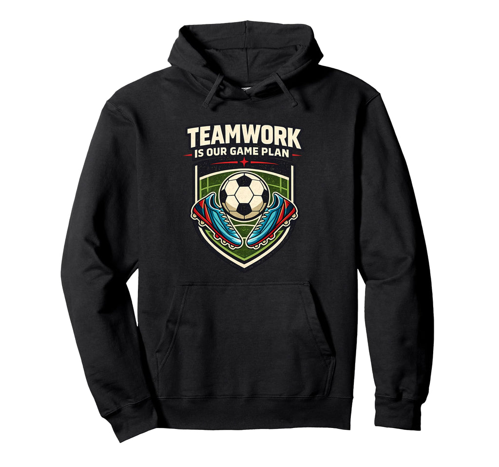 Teamwork Is Our Game Plan Hoodie - Streetwear Style for Adults