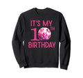 Its My 10Th Birthday Soccer Player Sweatshirt - Novelty Apparel for Adults