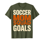 Soccer Mom Squad Goals T-Shirt - Minimalist Print Men Women