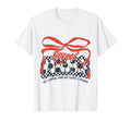Soccer Mom Game Day Checkered Coquette Bow T-Shirt - Trendy Graphic Unisex