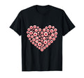Soccer Happy Valentines Day Heart Love T-Shirt - Aesthetic Graphic Unisex