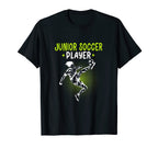Junior Soccer Player Footballers T-Shirt - Aesthetic Graphic for Adults