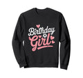 Birthday Soccer Hearts Fun Sweatshirt - Minimalist Print Men Women