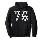 Soccer 76 Jersey Number Hoodie - Custom Art Print for Adults