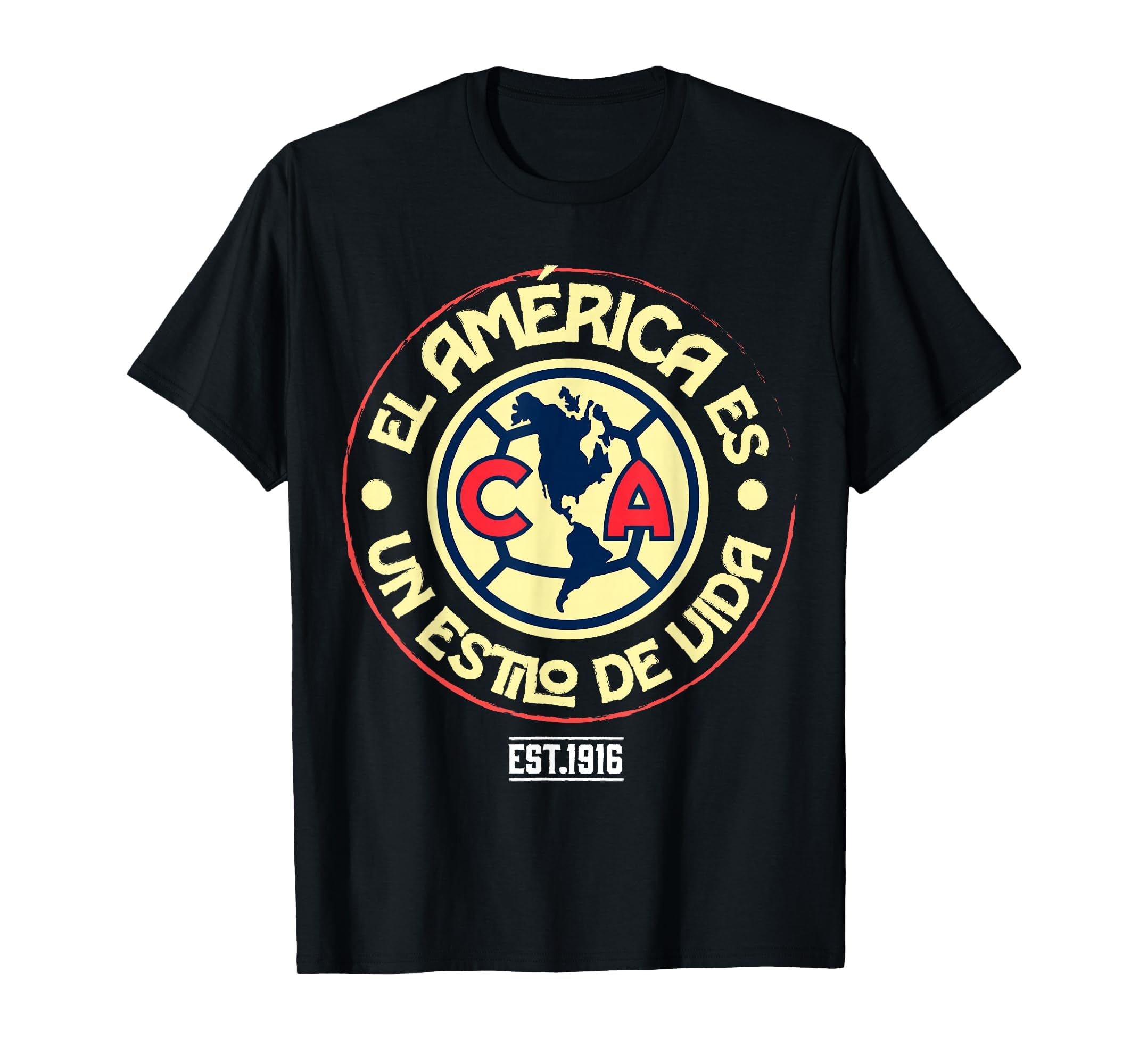 Club America Soccer Is Way Life T-Shirt - Casual Everyday Wear for Adults