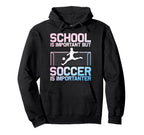 Funny Soccer Art Gag Soccer Player Hoodie - Aesthetic Graphic Men Women