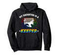 My Daughter Is Soccer Keeper Mom Hoodie - Custom Art Print for Adults