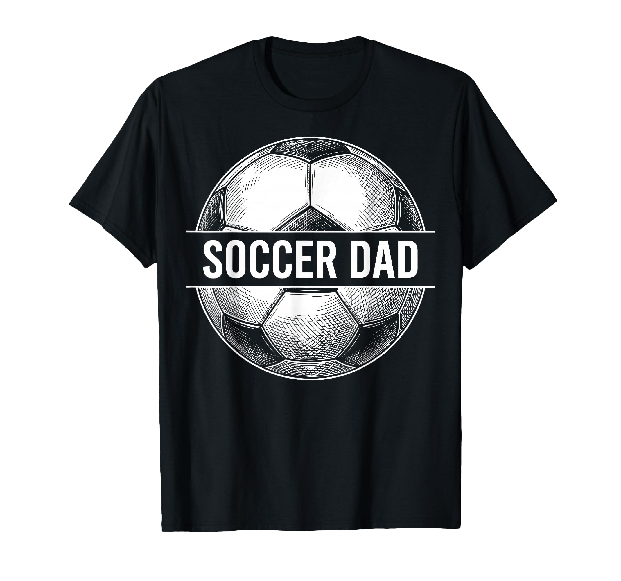 Soccer Dad Sports Father Soccer Ball T-Shirt - Graphic Print Men Women