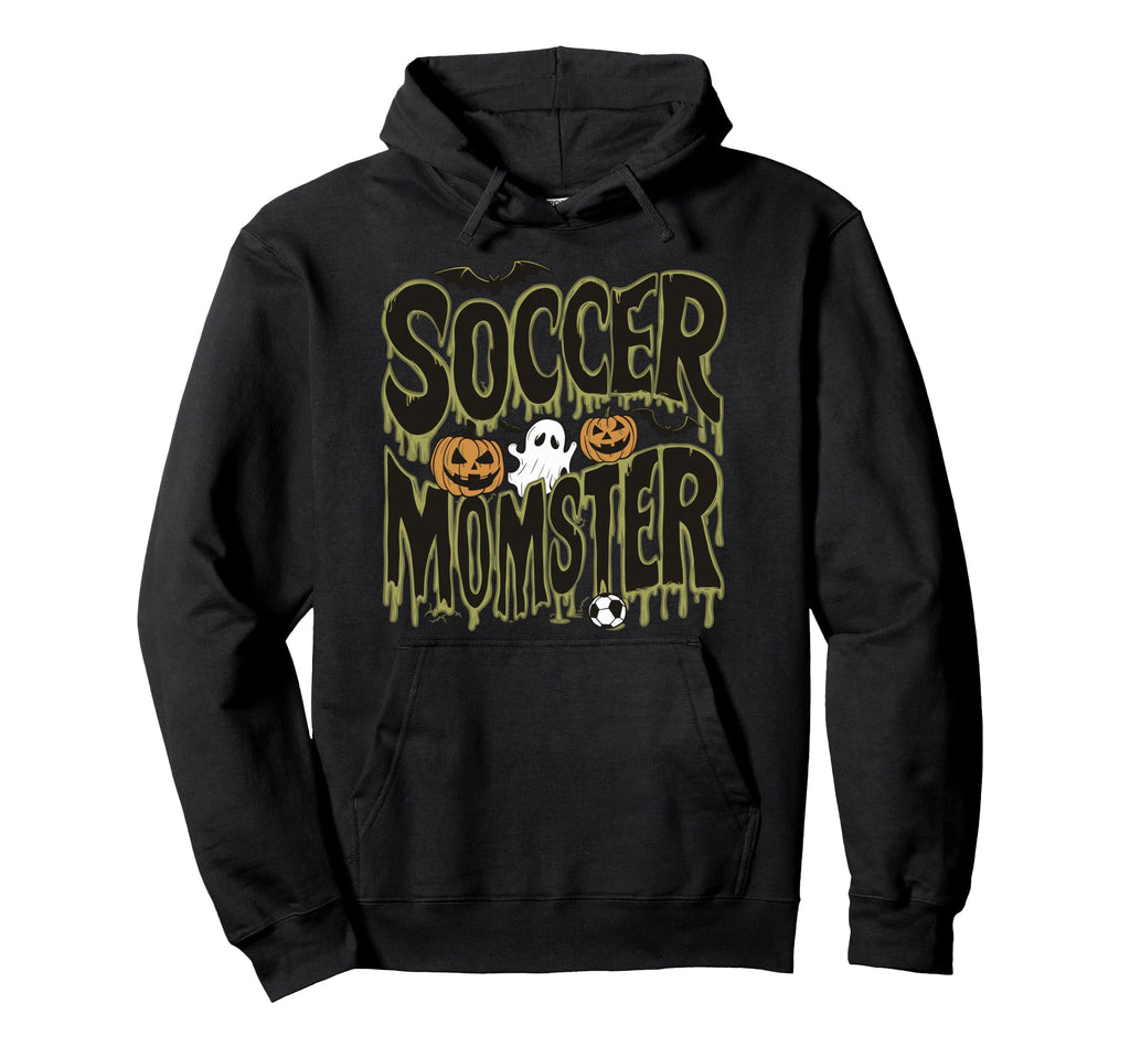 Soccer Momster Funny Halloween Hoodie - Fun Novelty Design for Adults