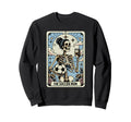 Soccer Mom Tarot Card Funny Sweatshirt - Minimalist Print for Adults