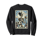 Soccer Mom Tarot Card Funny Sweatshirt - Minimalist Print for Adults
