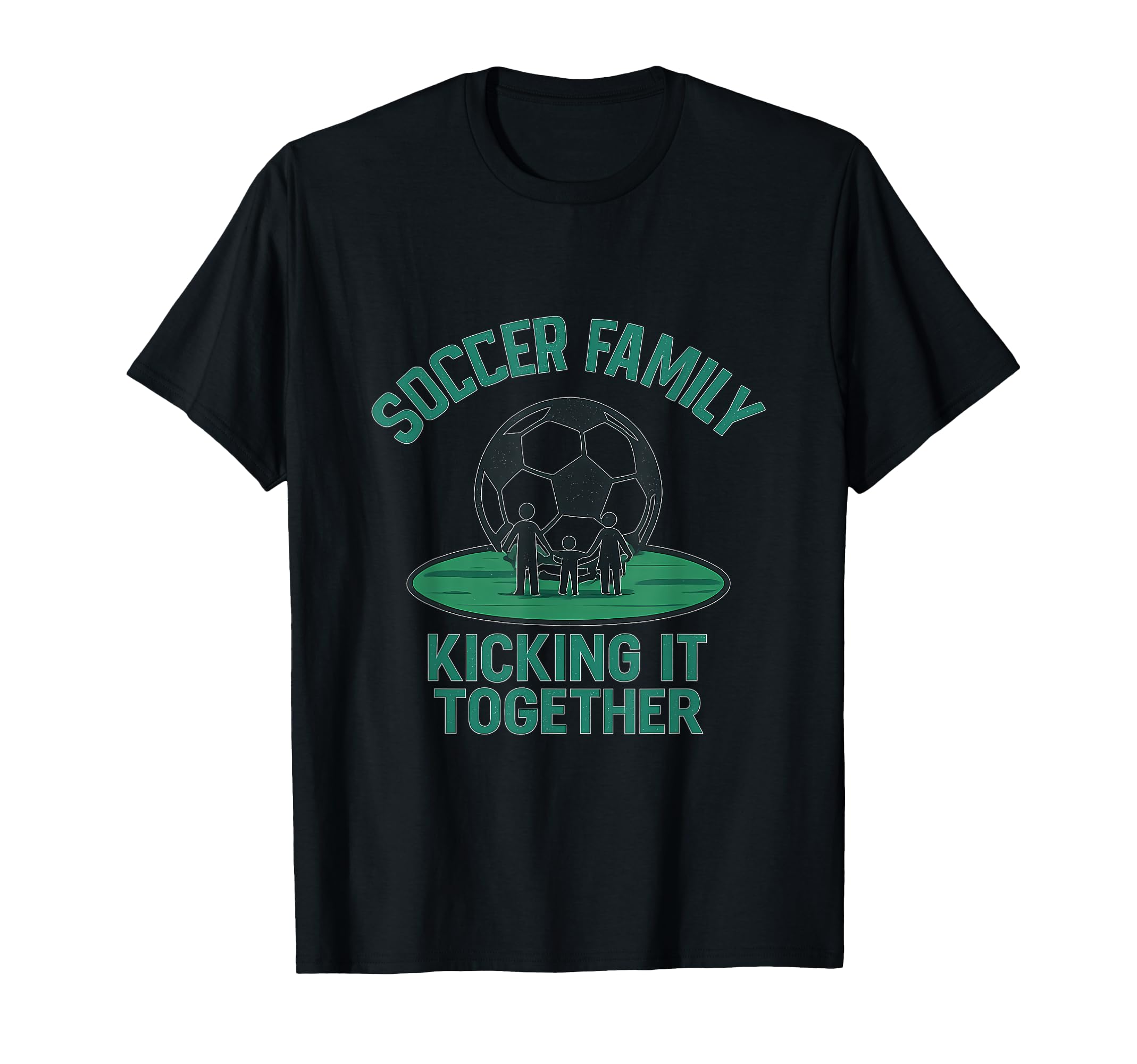 Soccer Family Kicking It Together T-Shirt - Custom Art Print Men Women