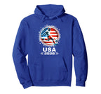 American Flag Soccer Soccer 2028 Hoodie - Custom Art Print for Adults