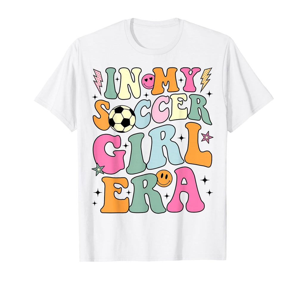 My Soccer Era Groovy Soccer T-Shirt - Graphic Print for Adults