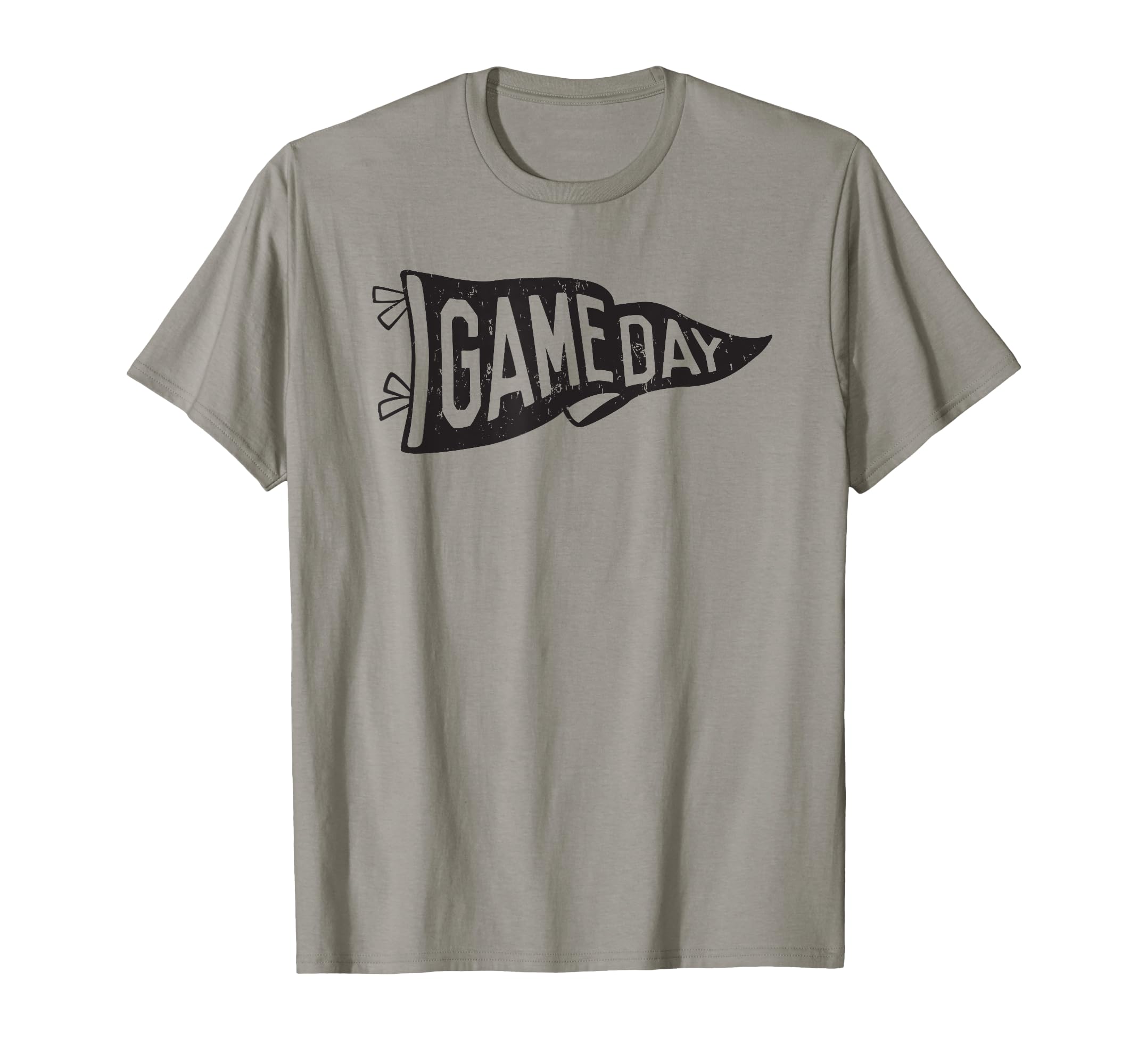 Black Pennant Flag Game Day Inspired T-Shirt - Trendy Graphic Men Women
