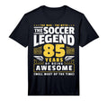 Mens 85Th Birthday Soccer Player 85 T-Shirt - Unique Graphic for Adults