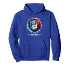 American Flag Soccer Soccer 2025 Hoodie - Unique Graphic Unisex