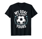 Coach Soccer Player Quotes Goal Keeper T-Shirt - Graphic Print Men Women