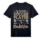 Mens My Favorite Soccer Player T-Shirt - Fun Novelty Design for Adults