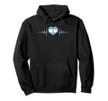 Argentina Heartbeat Argentinian Flag Hoodie - Streetwear Style Men Women