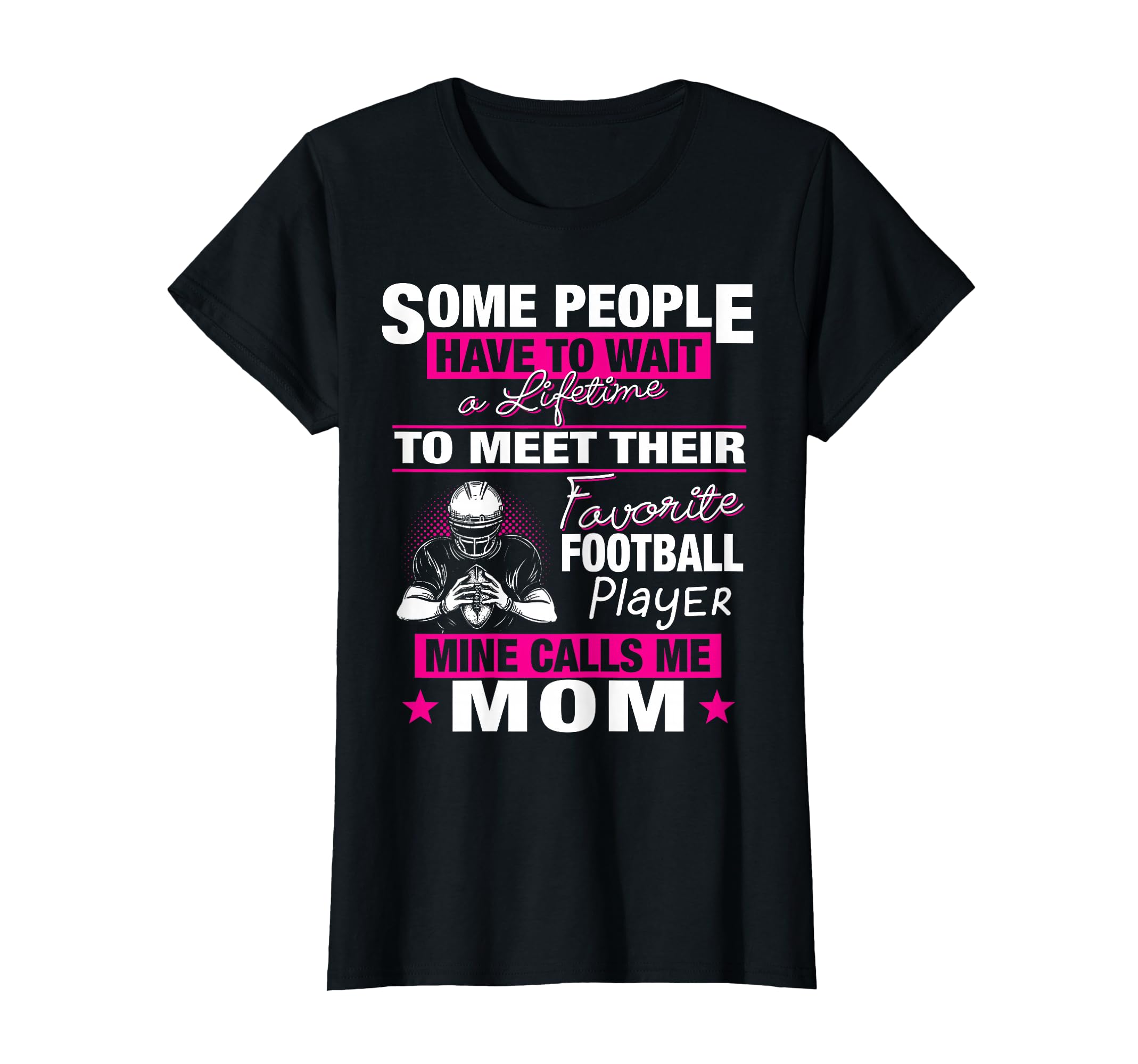 My Favorite Football Player Calls Me Mom T-Shirt - Graphic Print Unisex
