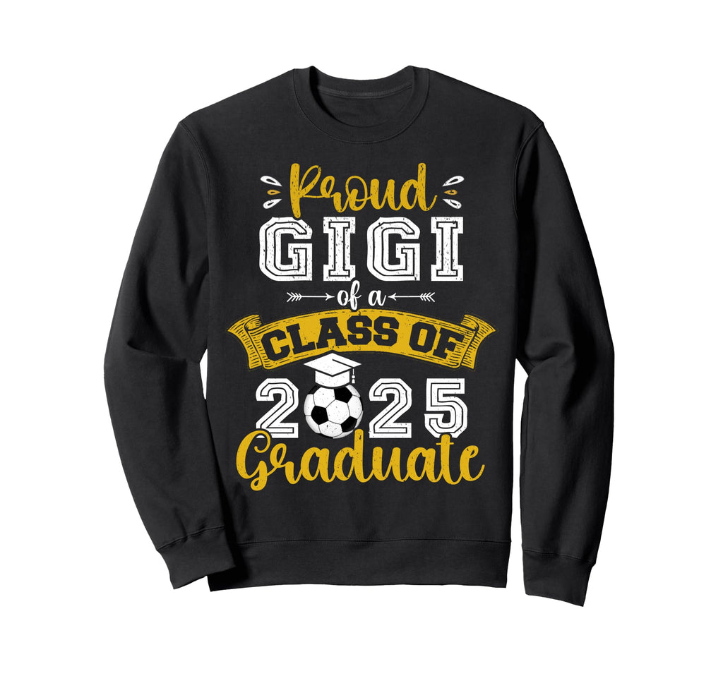 Proud Gigi Class 2025 Graduate Sweatshirt - Novelty Apparel for Adults