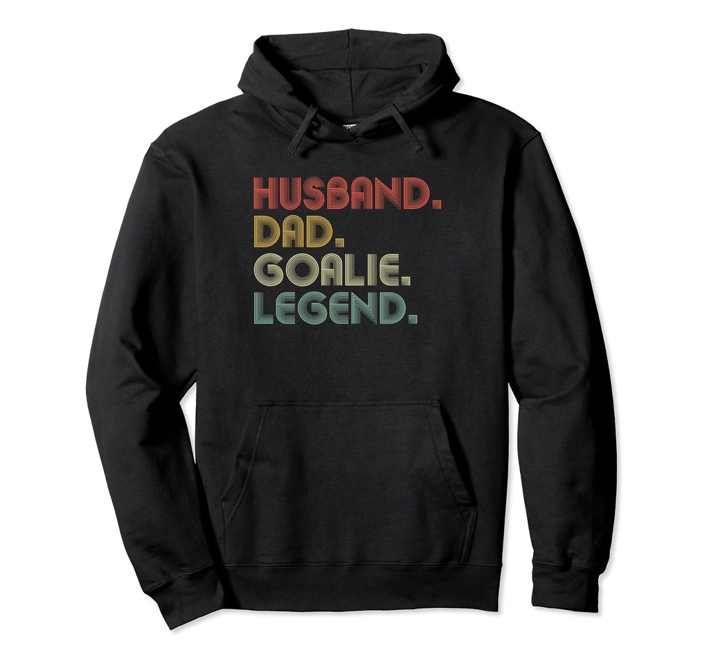 Husband Dad Goalie Funny Goalkeeper Hoodie - Custom Art Print Unisex