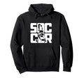Soccer Forward Midfield Defence Hoodie - Casual Everyday Wear Unisex