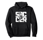 Soccer Forward Midfield Defence Hoodie - Casual Everyday Wear Unisex