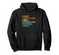 I Cant I Have Plans Powerchair Hoodie - Fun Novelty Design for Adults