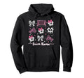 Coquette Bow Soccer Mom Mothers Hoodie - Casual Everyday Wear for Adults