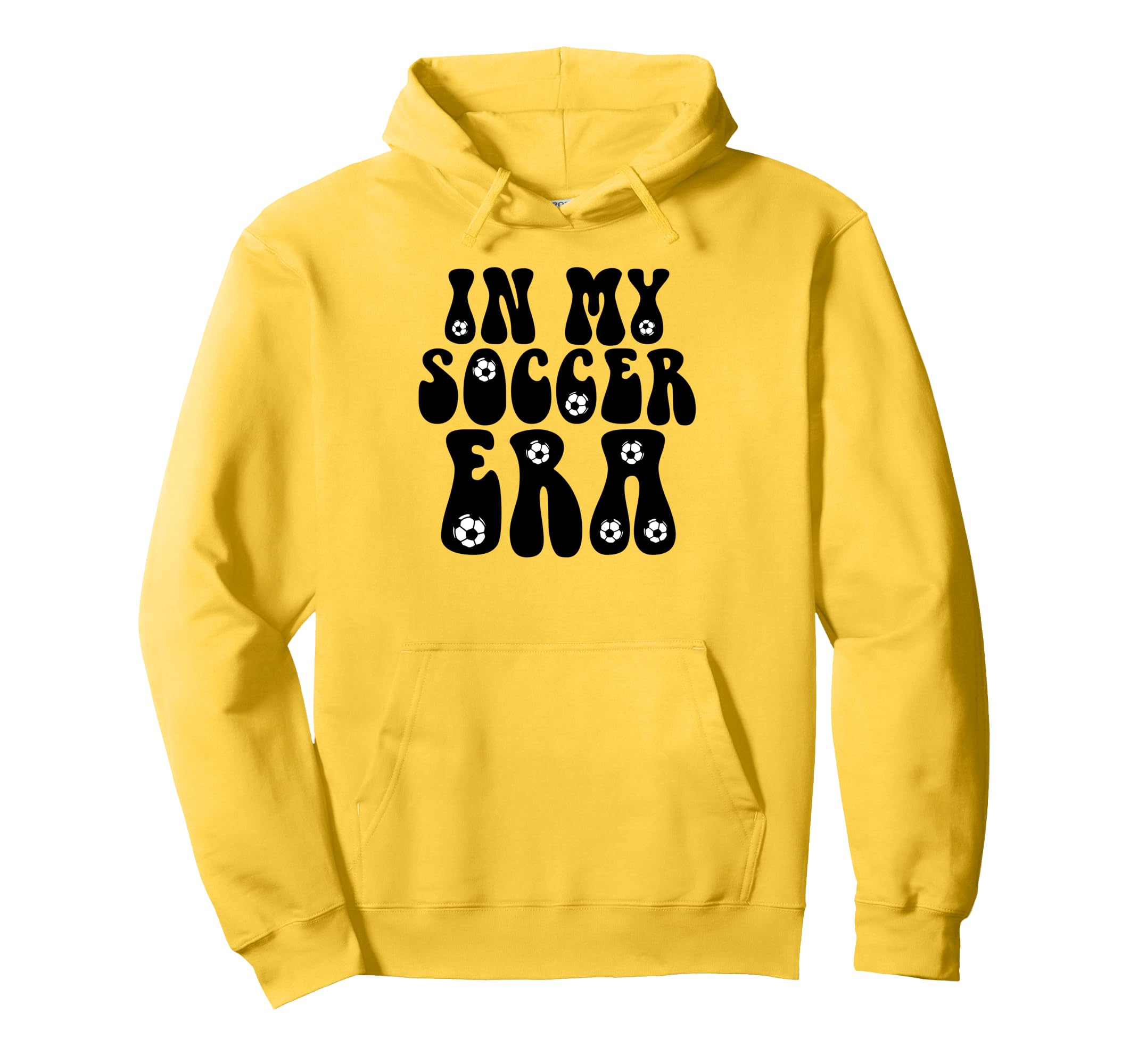 My Soccer Era Funny Soccer Groovy Hoodie - Novelty Apparel Men Women