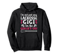 Im Lacrosse Goalie Gigi Lacrosse Hoodie - Streetwear Style Unisex