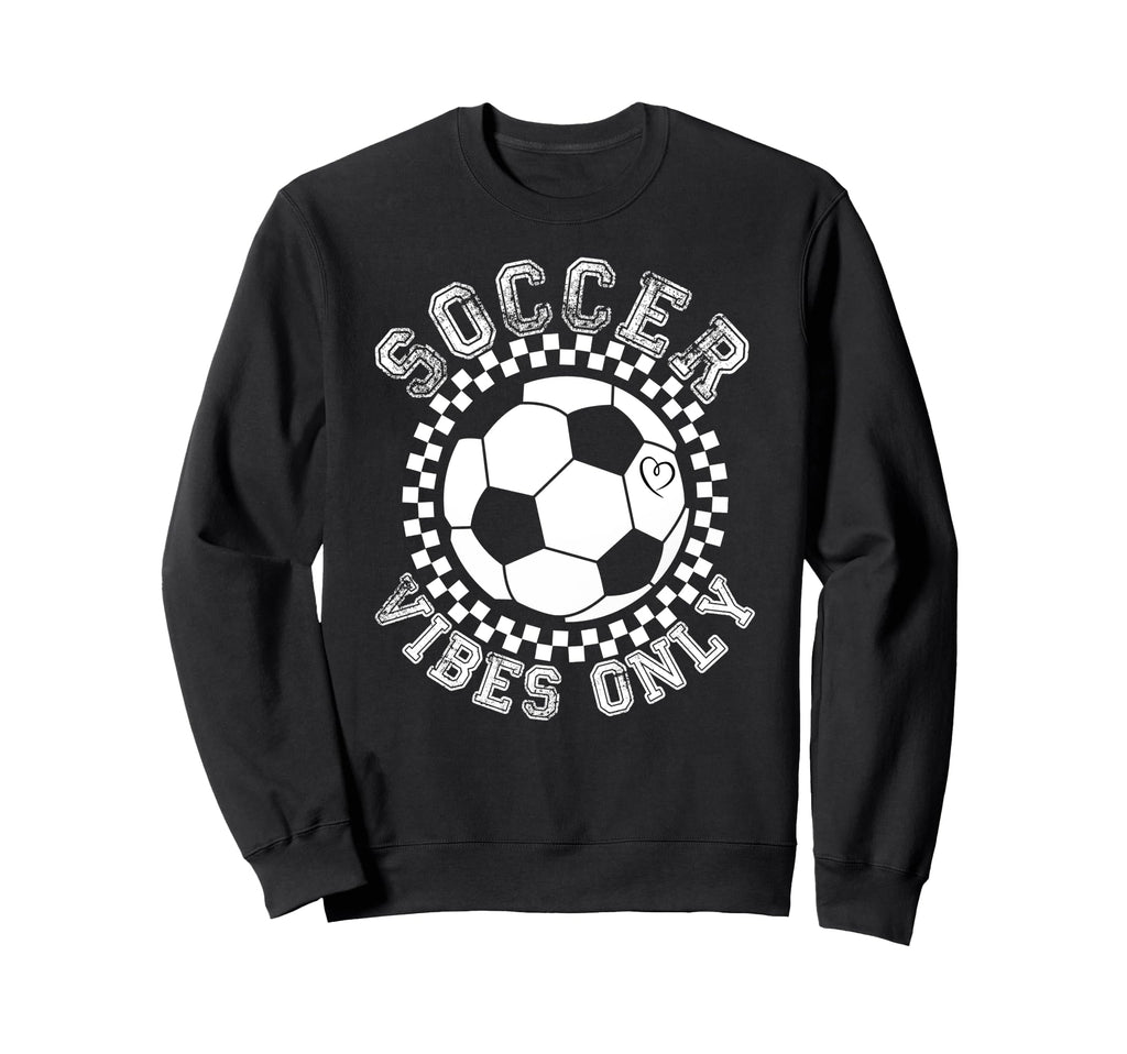 Groovy Soccer Womens Soccer Sweatshirt - Casual Everyday Wear Unisex