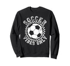Groovy Soccer Womens Soccer Sweatshirt - Casual Everyday Wear Unisex