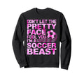 Soccer Player Teen Soccer Lover Sweatshirt - Aesthetic Graphic Unisex