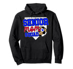 Soccer Senior Mom Squad Soccer Player Hoodie - Unique Graphic Unisex