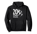 20Th Birthday Soccer Player Football 20 Hoodie - Trendy Graphic for Adults