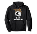 Ball Mommom Funny Soccer Volleyball Mom Hoodie - Trendy Graphic for Adults