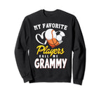 My Favorite Players Baseball Soccer Sweatshirt - Novelty Apparel Men Women