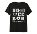 Soccer Mama Coquette Bow Funny Soccer T-Shirt - Novelty Apparel Unisex
